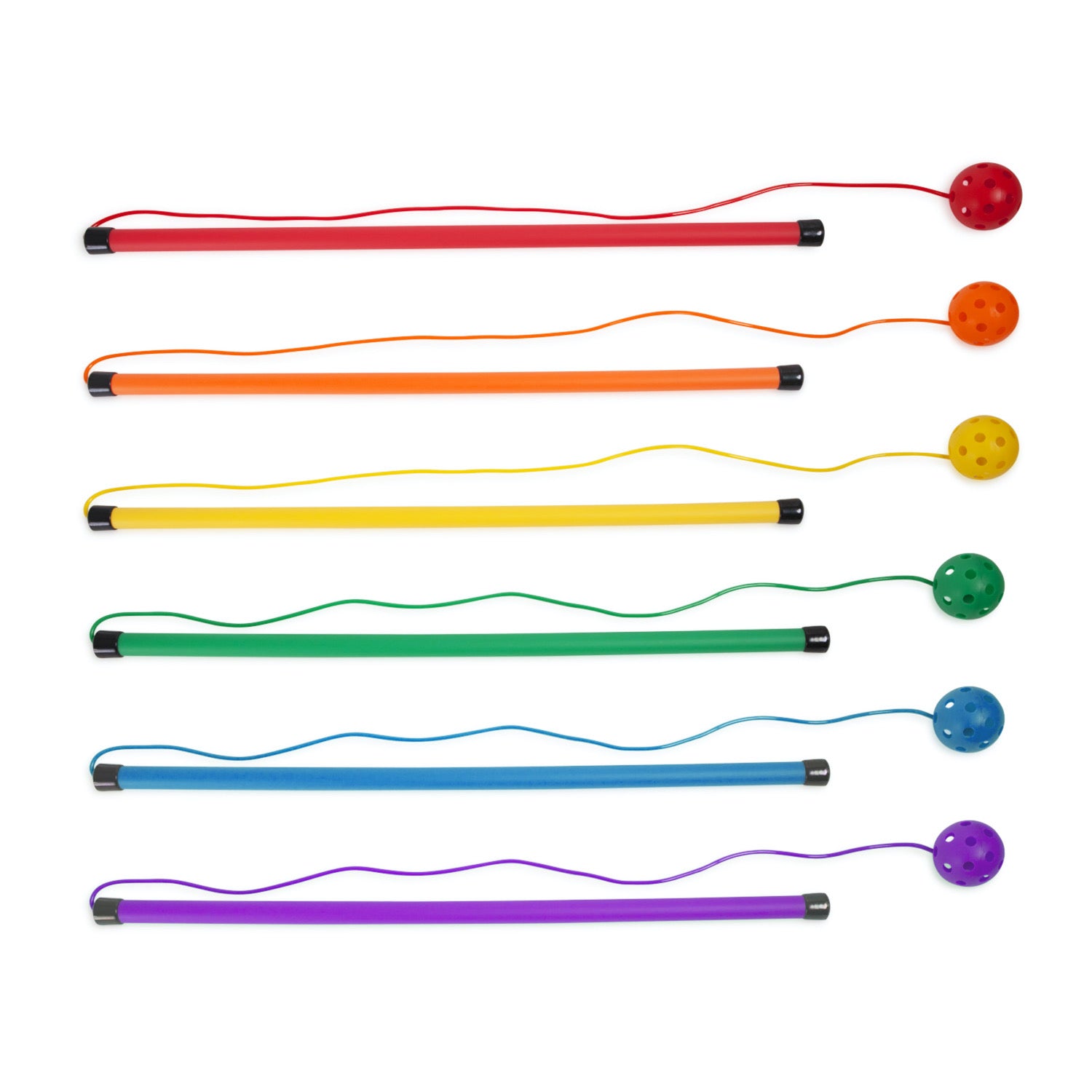 Champion Sports Twirl and Jump Baton Set - Set of 6