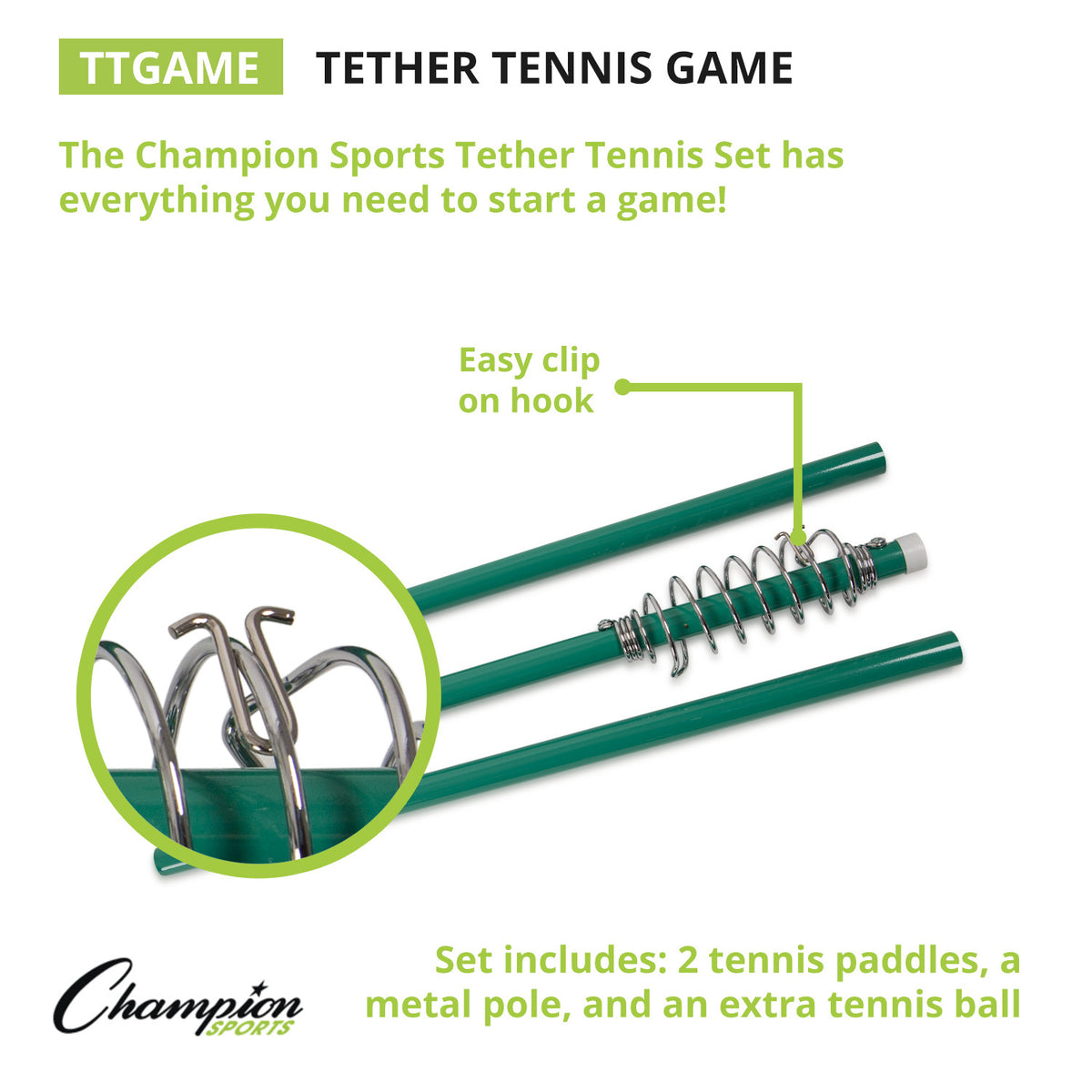 Champion Sports Tether Tennis Game