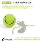 Champion Sports Tether Tennis Game