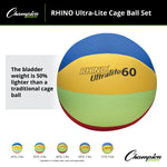 Champion Sports Rhino Ultra-Lite Cage Ball Set