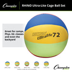 Champion Sports Rhino Ultra-Lite Cage Ball Set