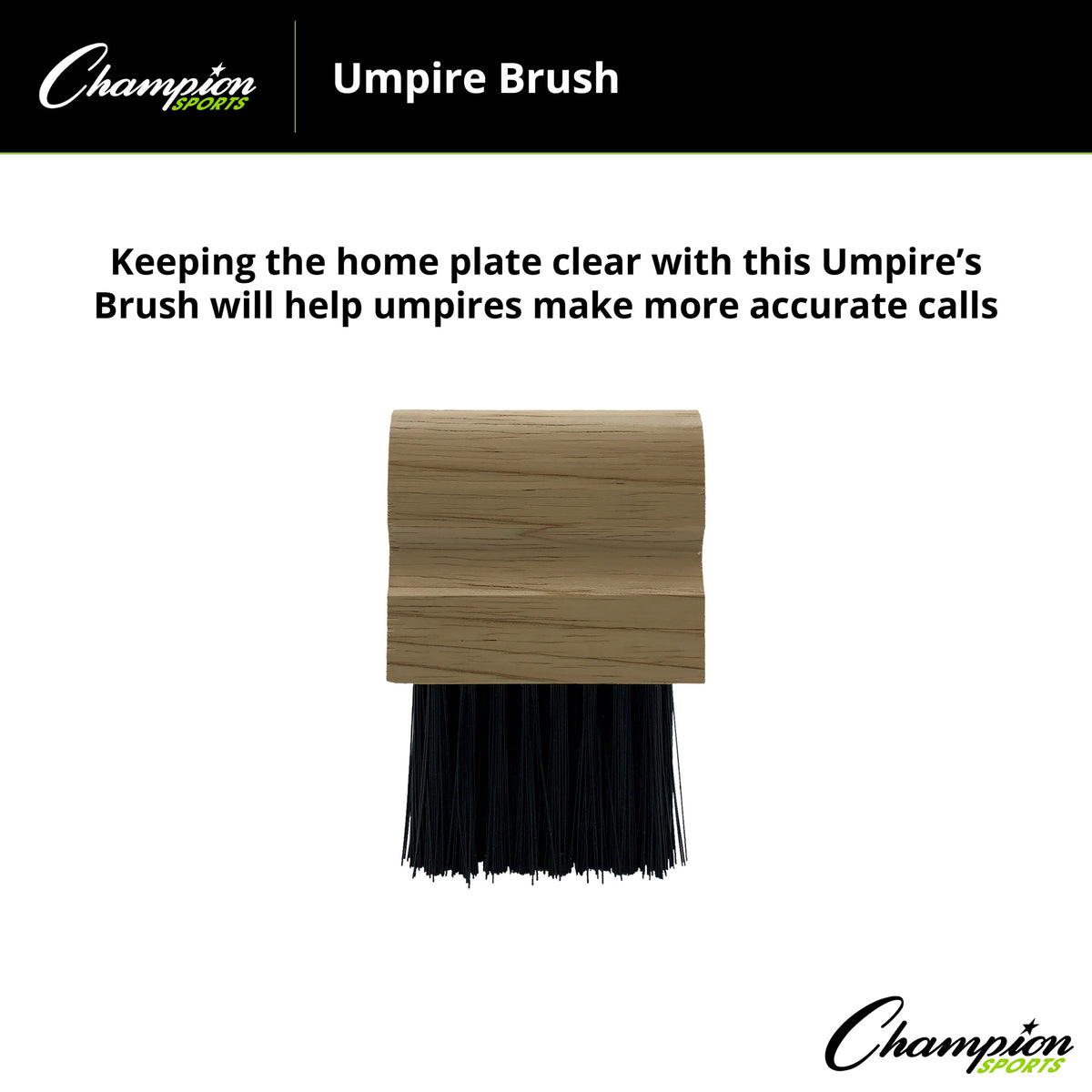 Champion Sports Umpire Brush