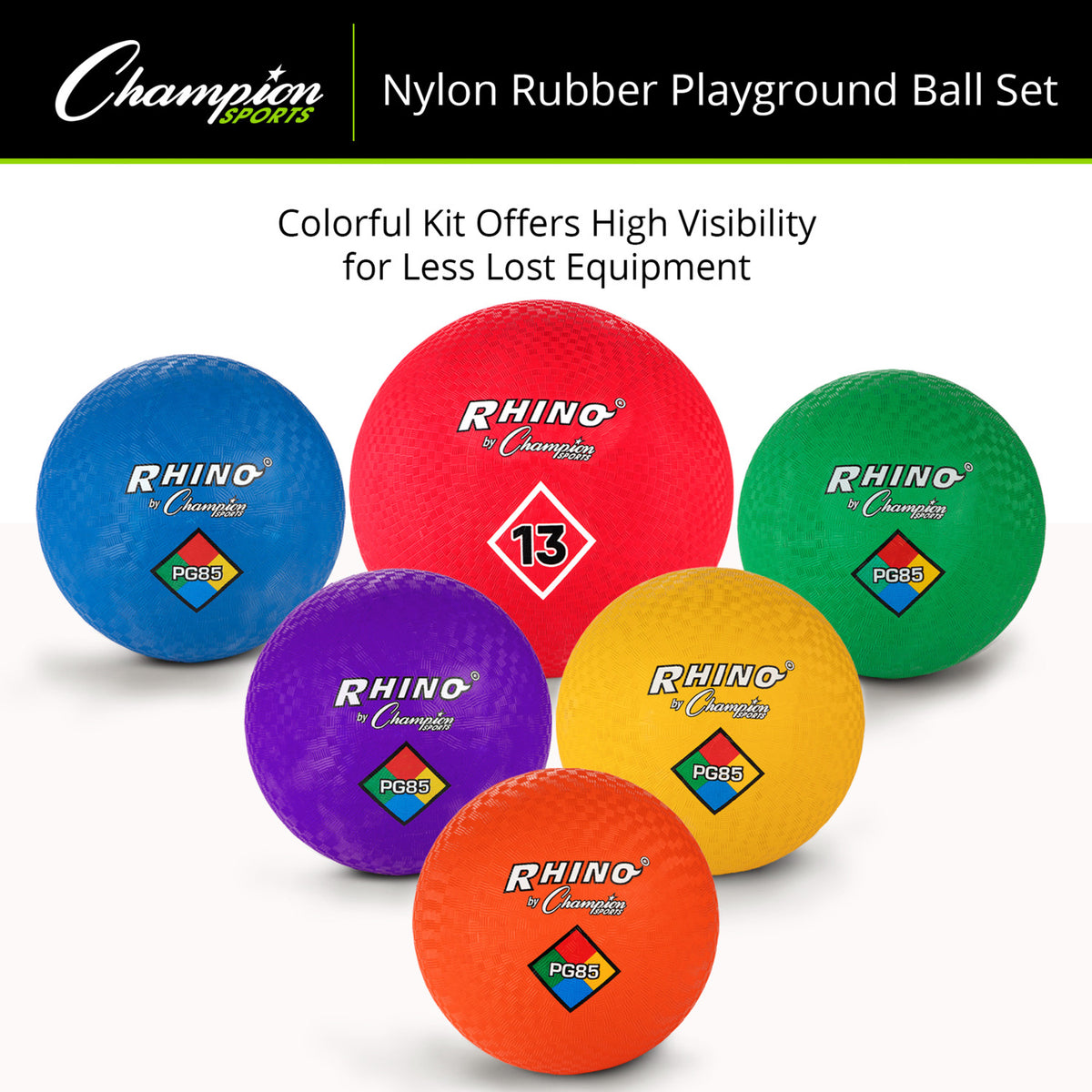 Champion Sports Mixed Playground Ball Set
