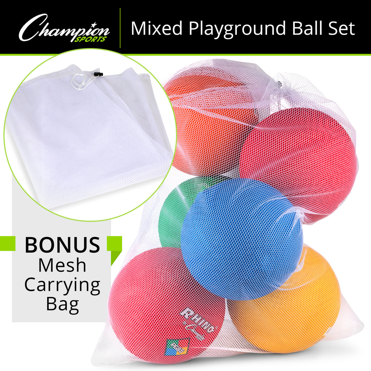 Champion Sports Mixed Playground Ball Set