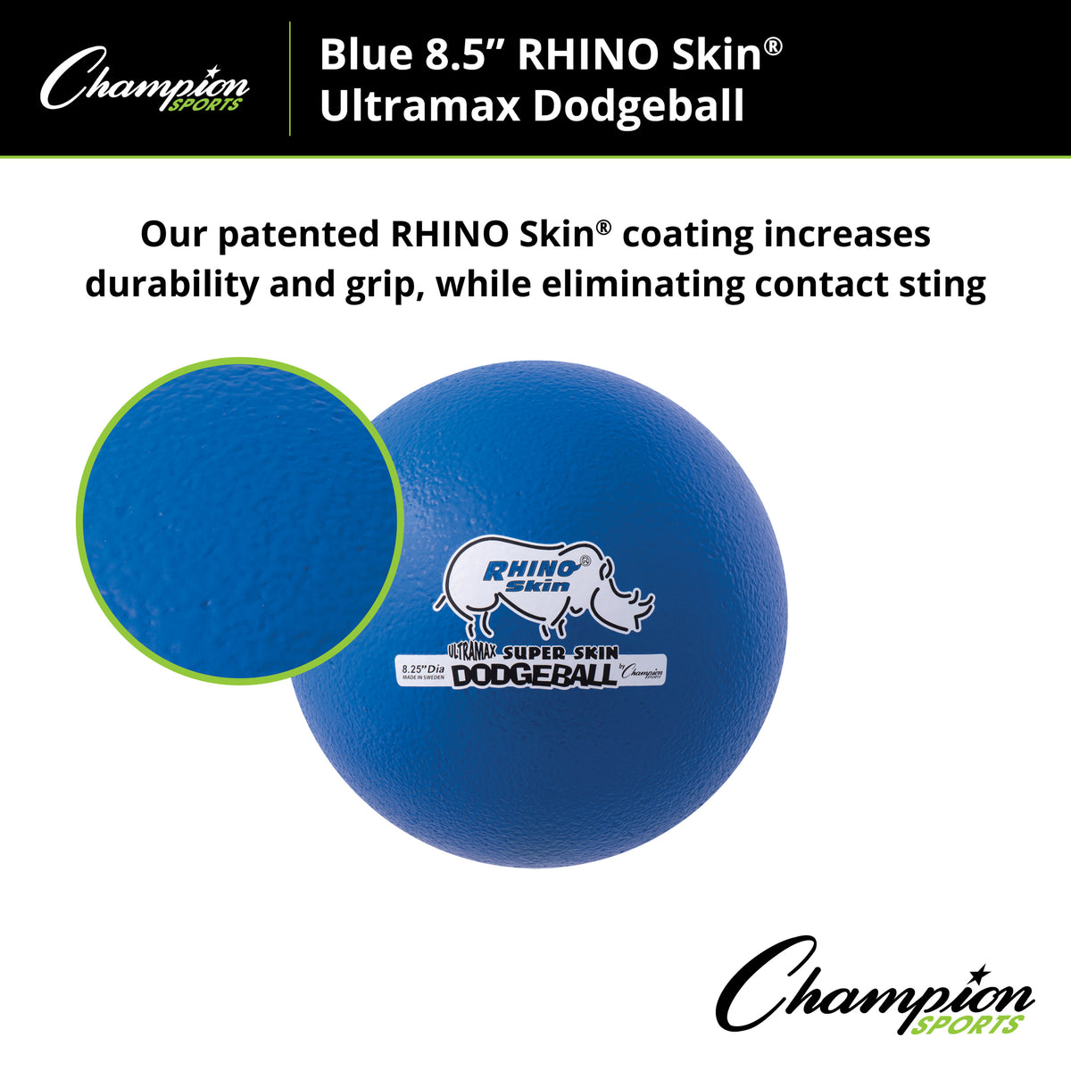 Champion Sports Rhino Skin Ultra Max Dodgeball