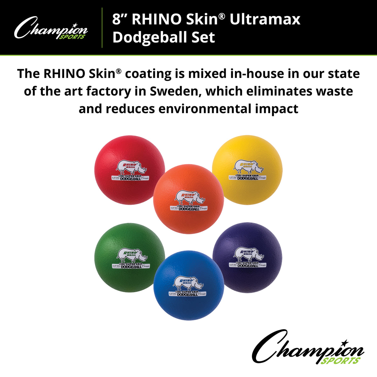 Champion Sports Rhino Skin Ultra Max Dodgeball