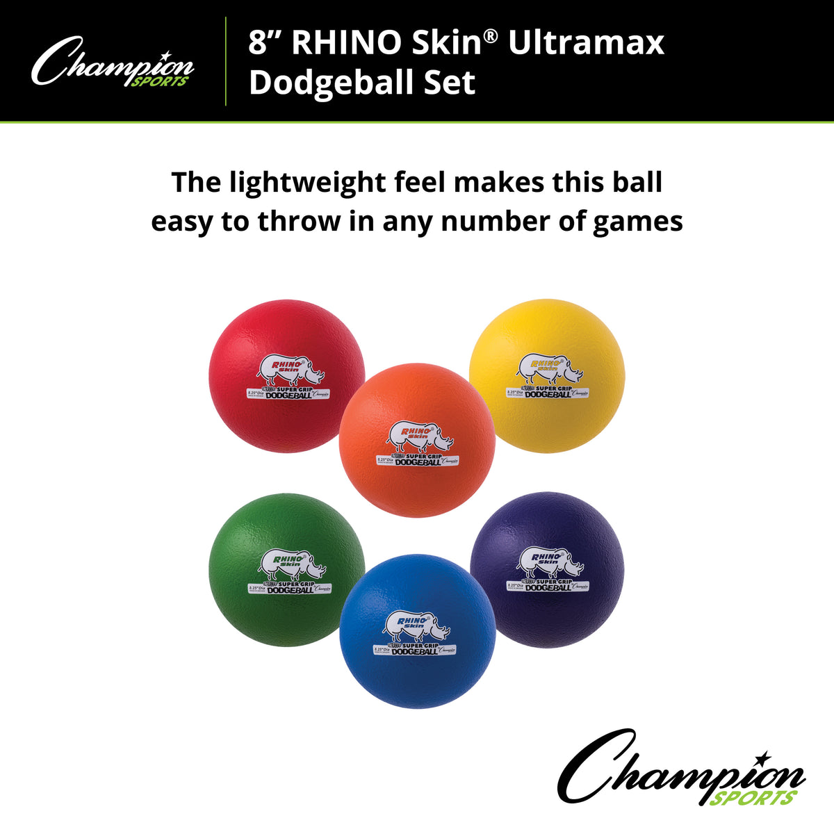 Champion Sports Rhino Skin Ultra Max Dodgeball