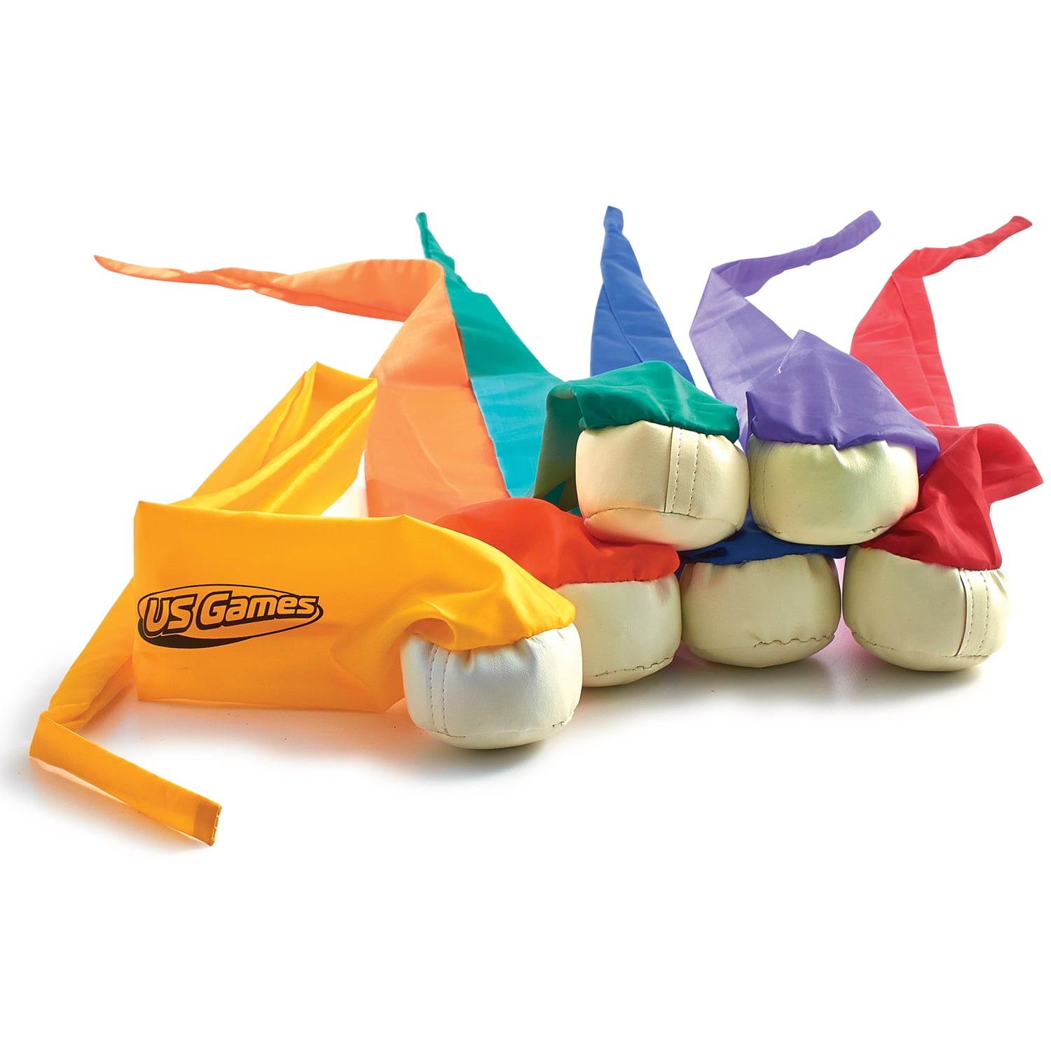 US Games Tail Balls - Color My Class (Set of 6)