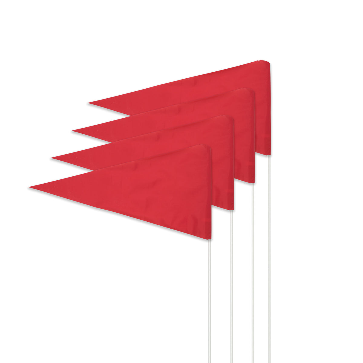 Champion Sports Universal Spring Loaded Soccer Corner Flags - Set of 4