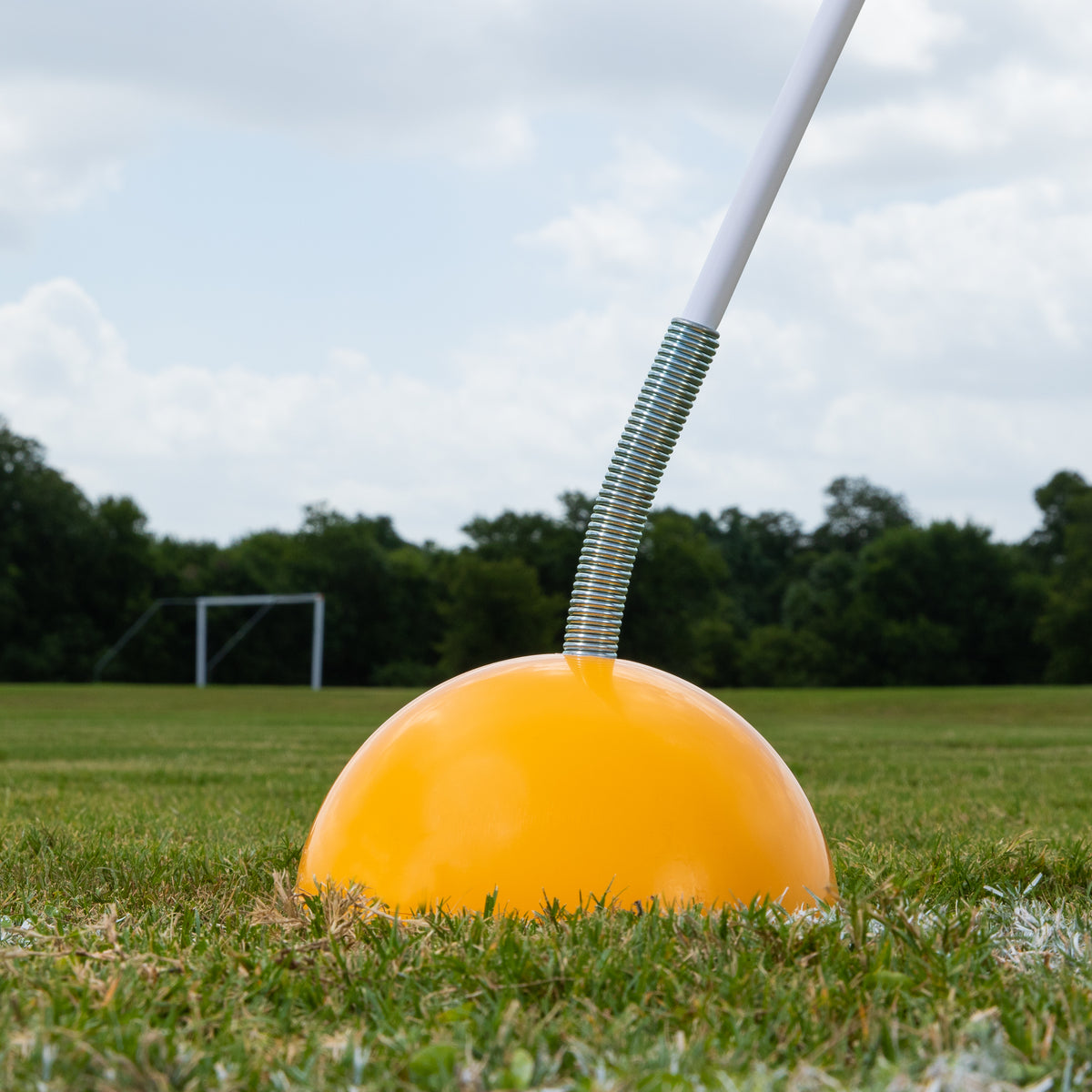 Champion Sports Universal Spring Loaded Soccer Corner Flags - Set of 4