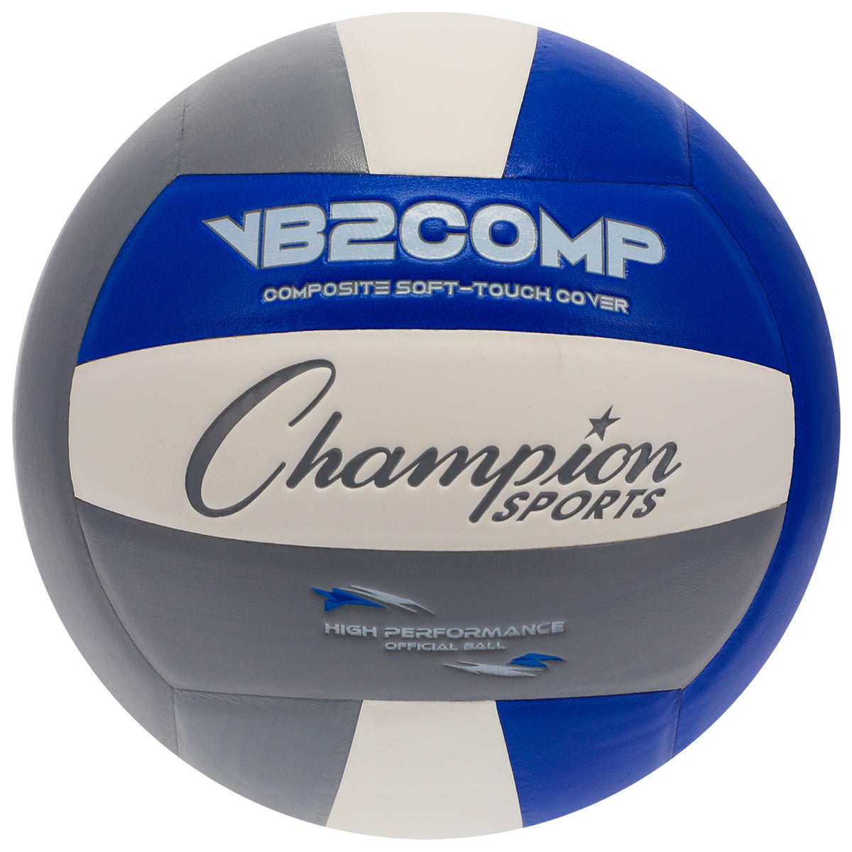 Champion Sports Cordley Composite Volleyball - Gray/Blue/White