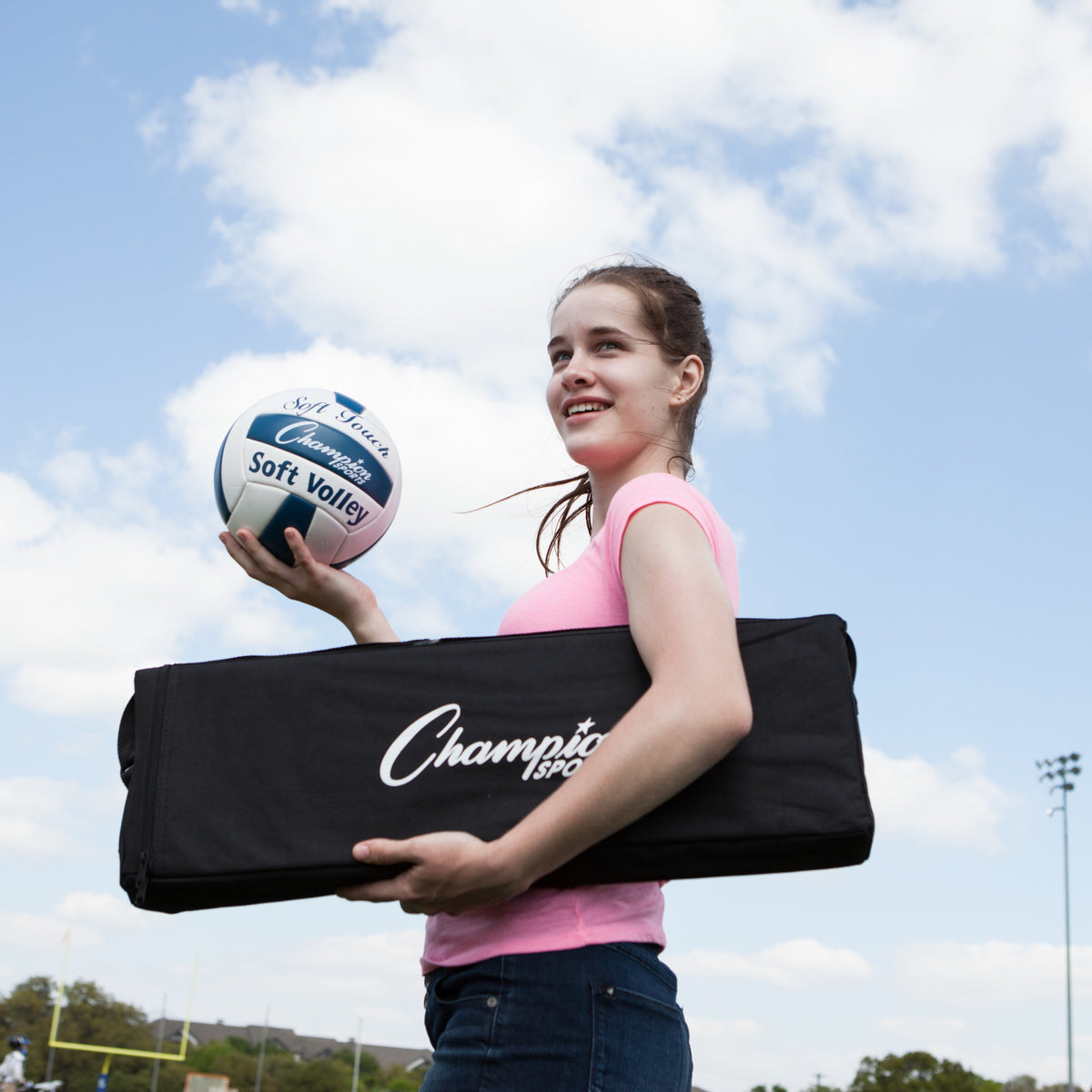 Champion Sports Deluxe Volleyball Set