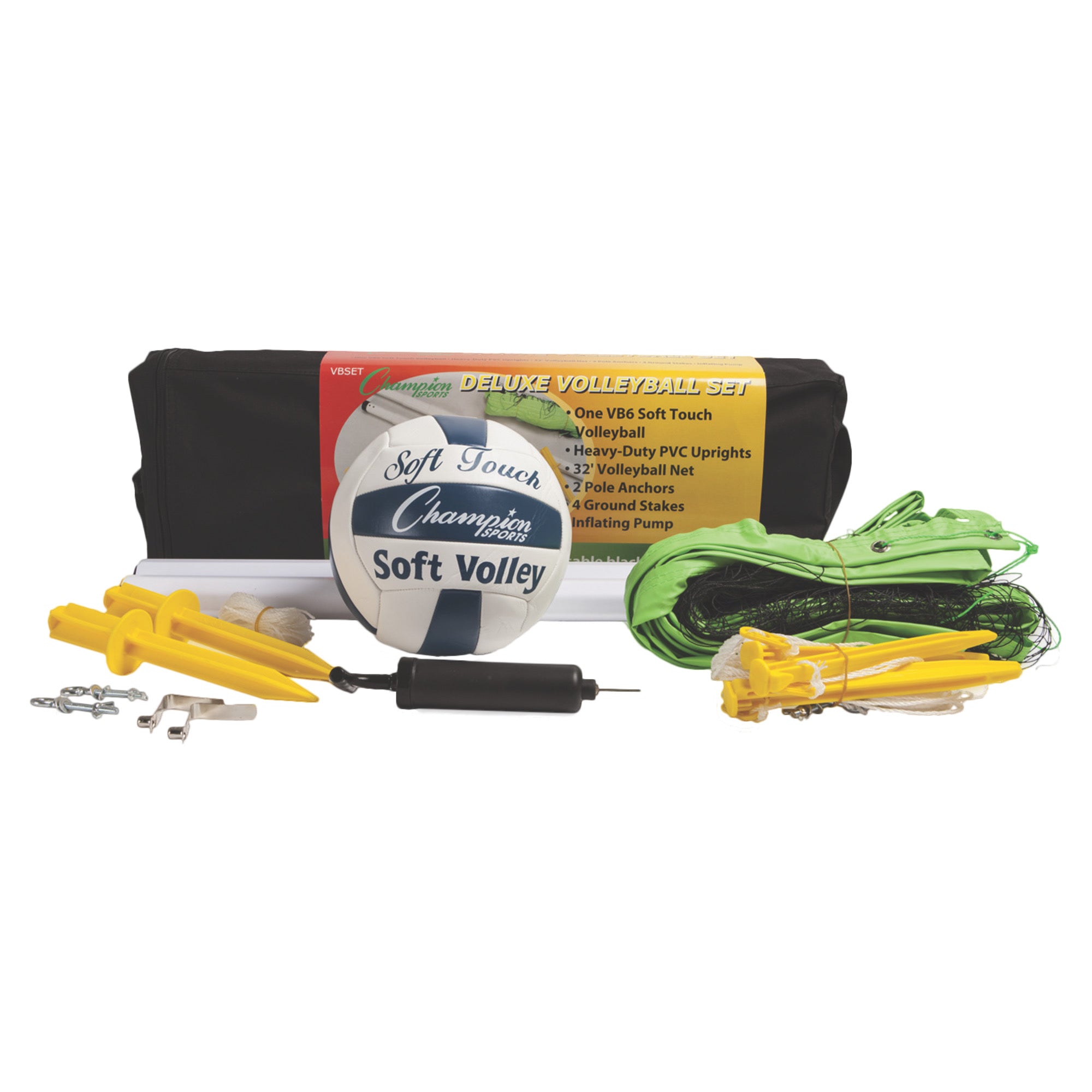 Champion Sports Deluxe Volleyball Set