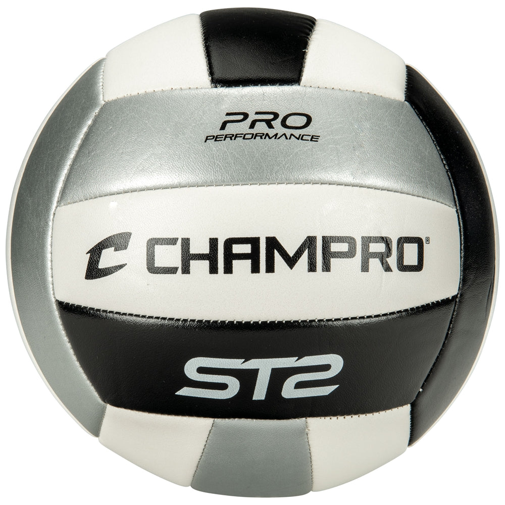 Champro Indoor/Outdoor Volleyball - Black Grey