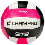 Champro Indoor/Outdoor Volleyball - Black Pink