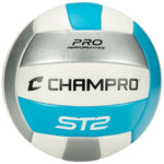 Champro Indoor/Outdoor Volleyball - Grey Optic Blue