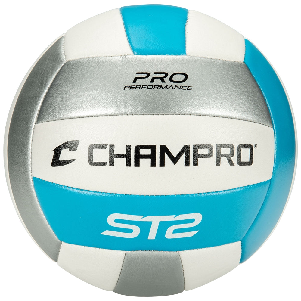 Champro Indoor/Outdoor Volleyball - Grey Optic Blue