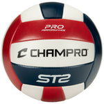 Champro Indoor/Outdoor Volleyball - Scarlet White Royal