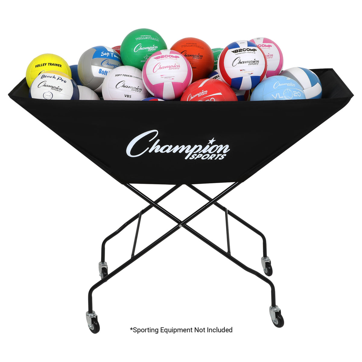 Champion Sports Pro Collapsible Volleyball Cart