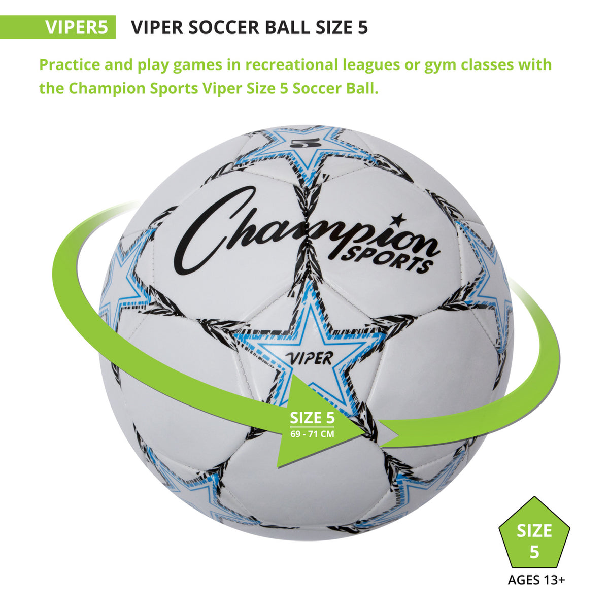 Champion Sports Viper Soccer Ball