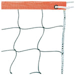 Champion Sports 2.0 mm Volleyball Net with Color Headband - Orange