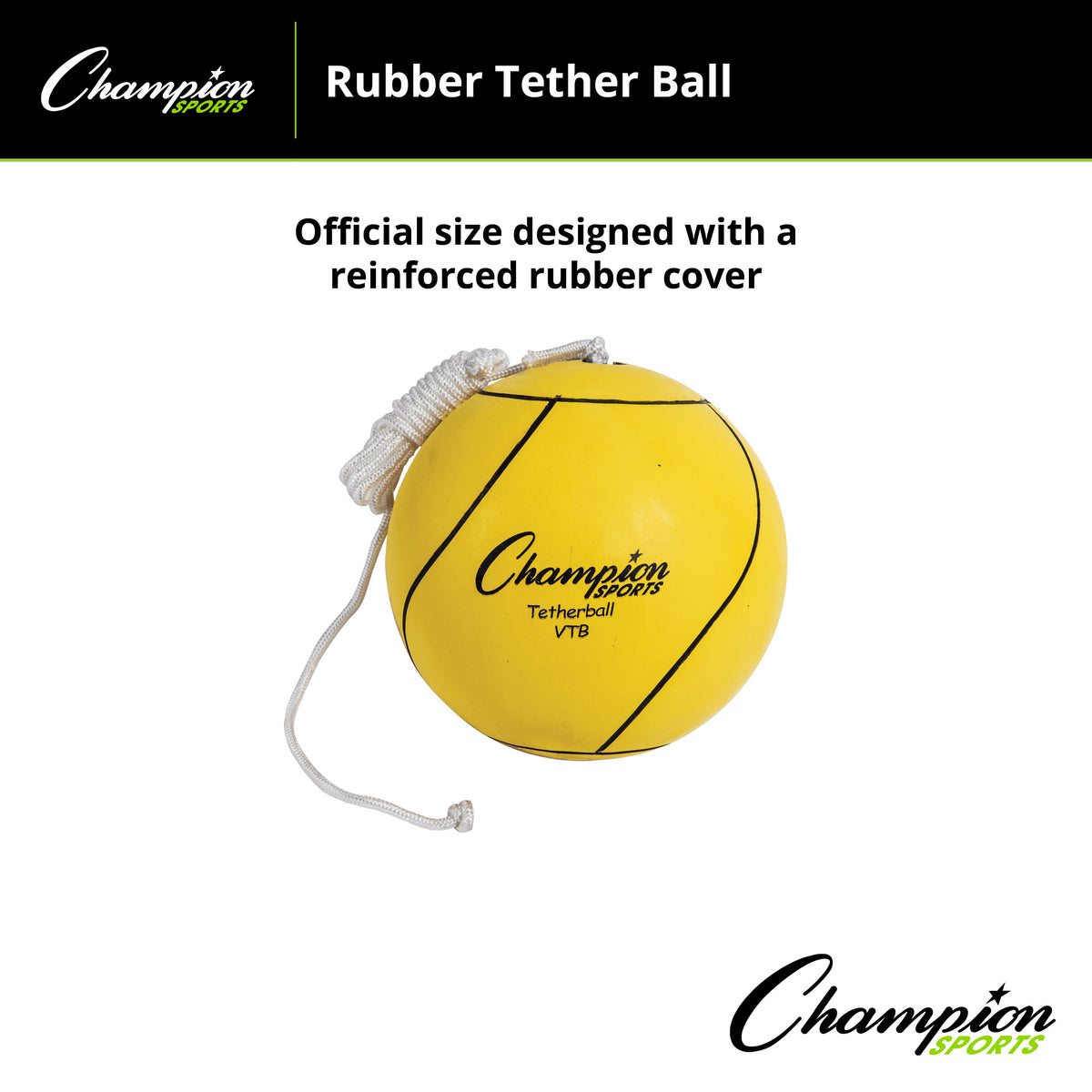 Champion Sports Rubber Tetherball