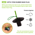 Champion Sports Rubber Base Plug