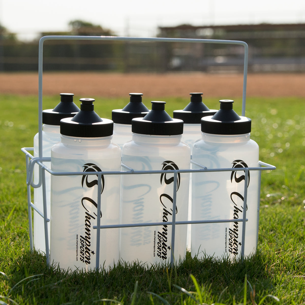 Champion Sports Coated Wire Water Bottle Carrier