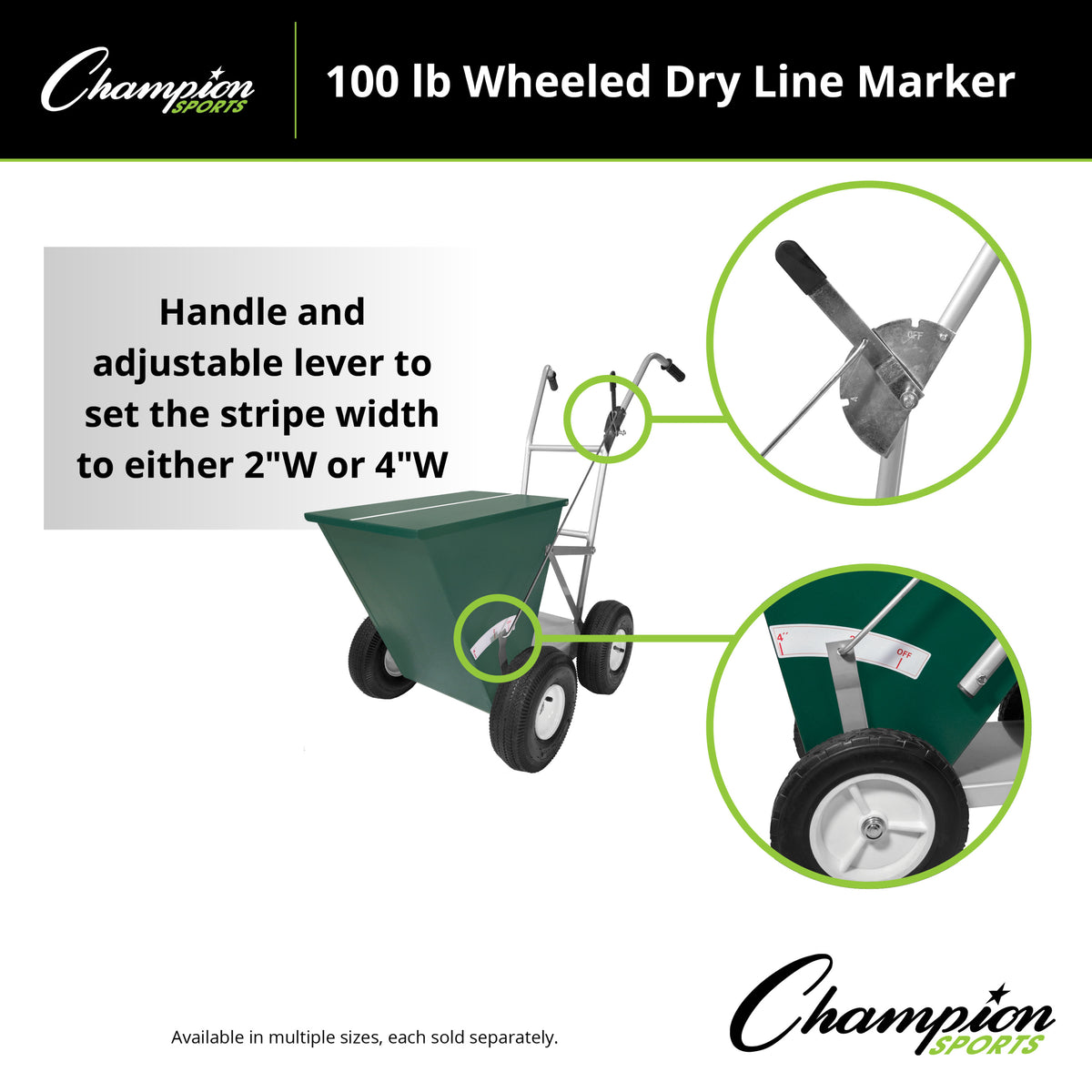 Champion Sports Wheeled Dry Line Marker