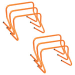 Champion Sports Weighted Training Hurdle Set - Set of 6 - 12"