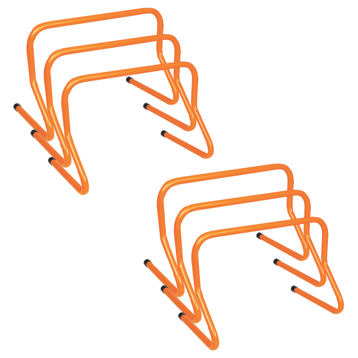 Champion Sports Weighted Training Hurdle Set - Set of 6 - 12"