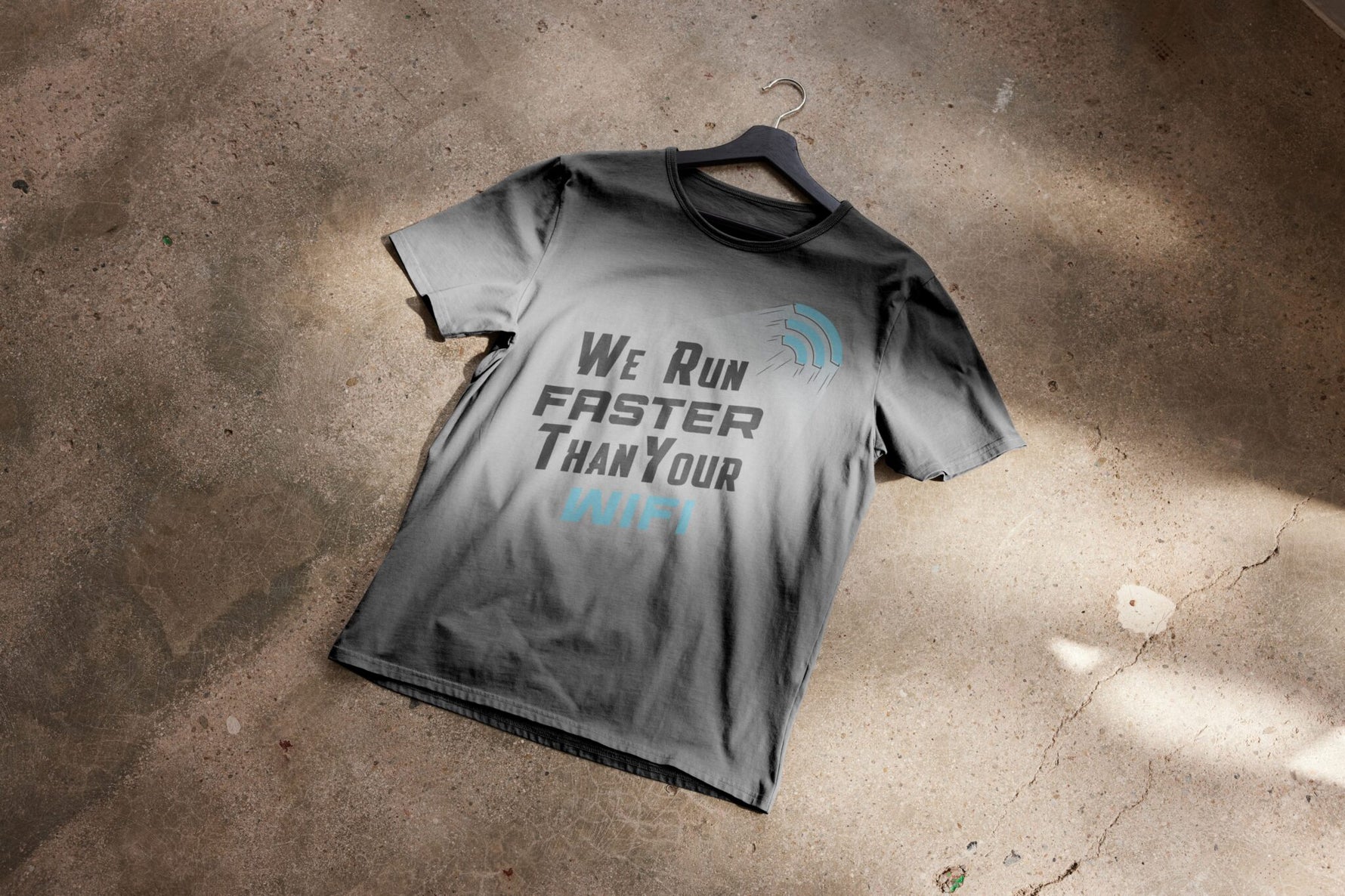 ST1 Sports Bella + Canvas Faster Than Your WiFi Tee