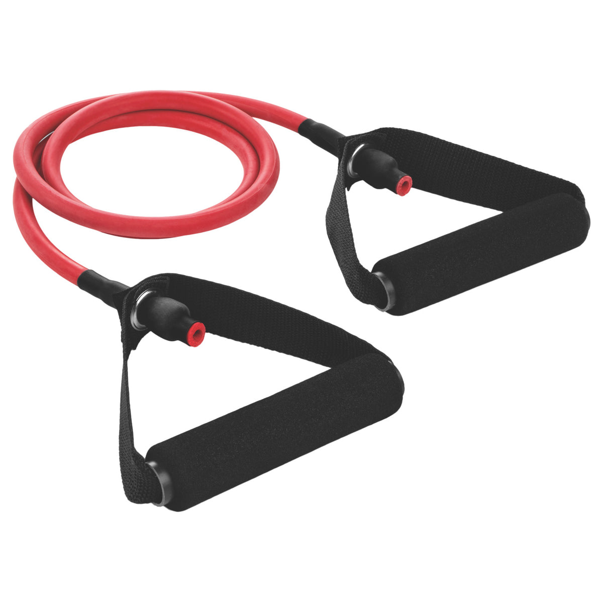 Champion Sports Resistance Tubing with Foam Handles - Medium