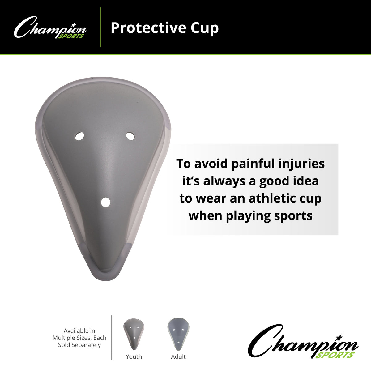 Champion Sports Protective Athletic Cup