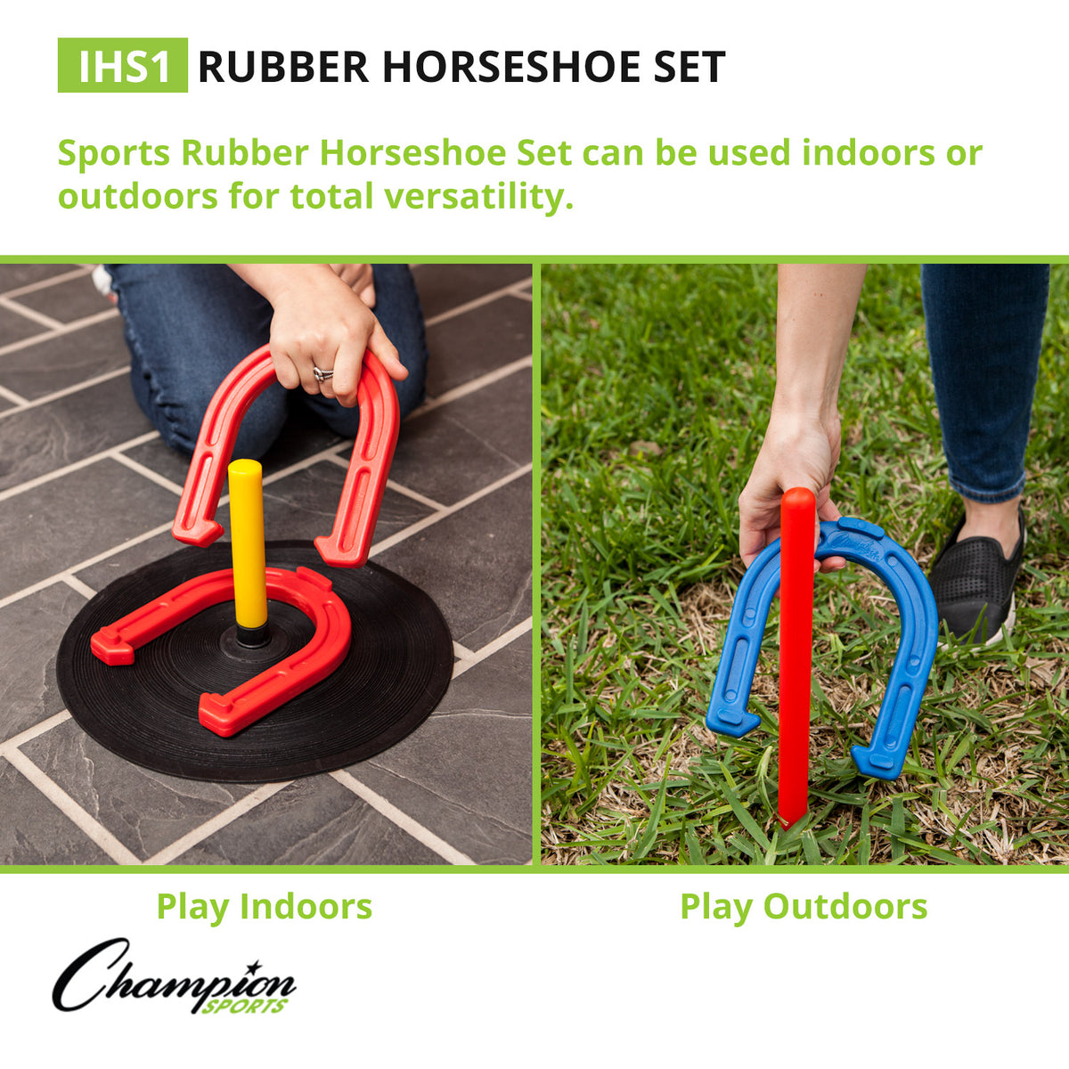 Champion Sports Recreational Horseshoe Set