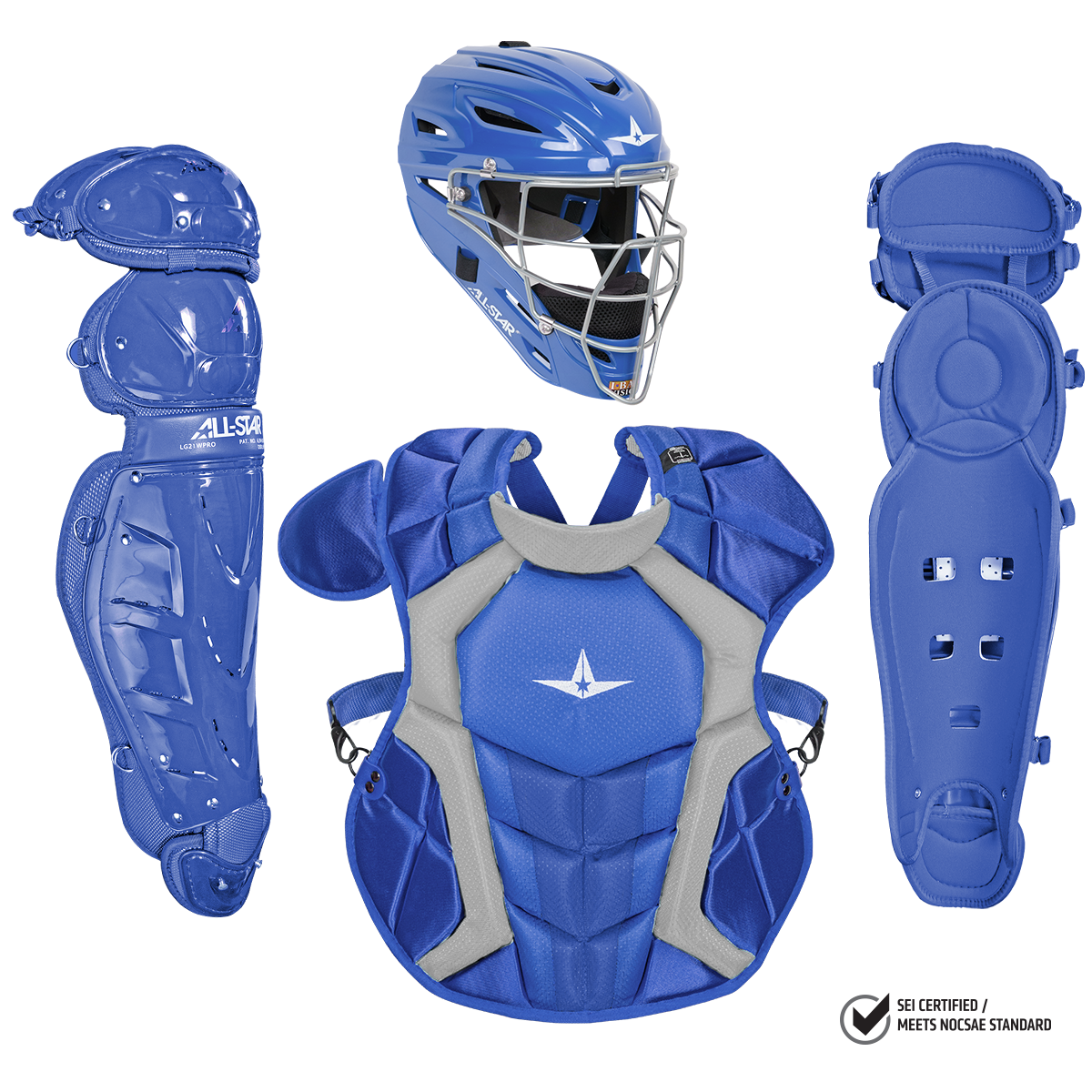All-Star Classic Pro Adult Catching Kit - Royal Blue