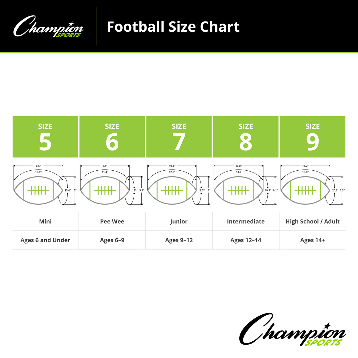 Champion Sports Pro Composition Football