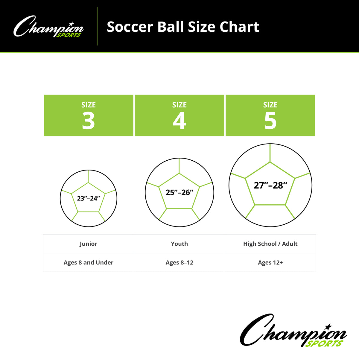 Champion Sports Trainer Soccer Ball