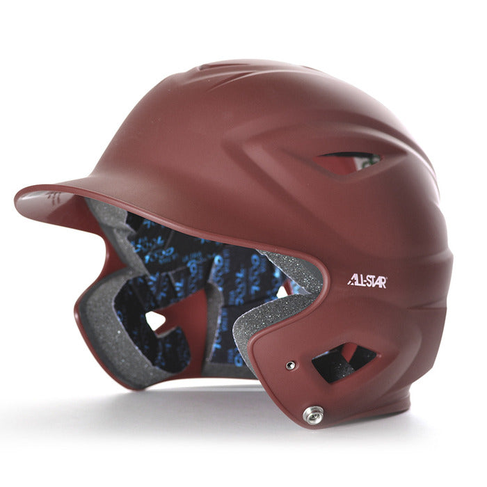 All-Star S7 OSFA Matte Batting Helmet - Maroon