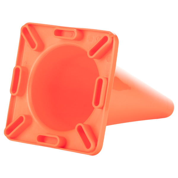 Champion Sports 12"H High-Visibility Flexible Vinyl Cone