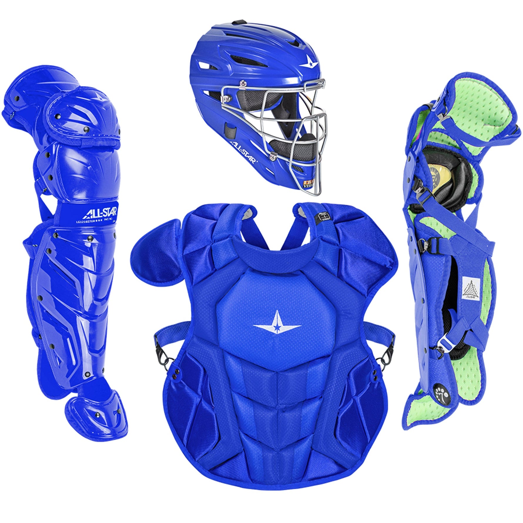 All-Star S7 Axis Solid Catching Kit Ages 12-16 - Royal Blue