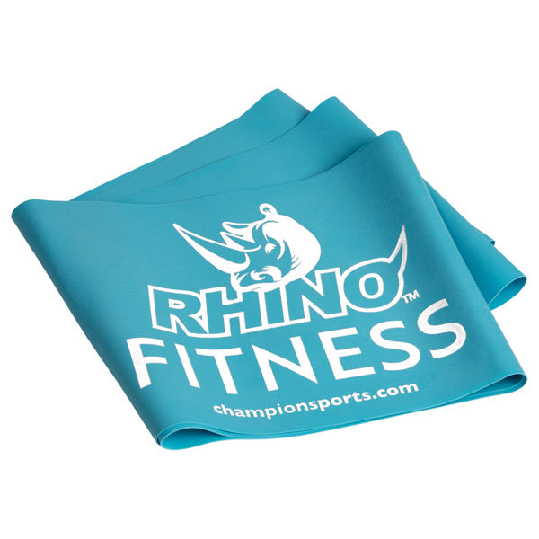 Champion Sports Resistance Therapy/Exercise Flat Band - Medium/Heavy – 10 lb (Blue)