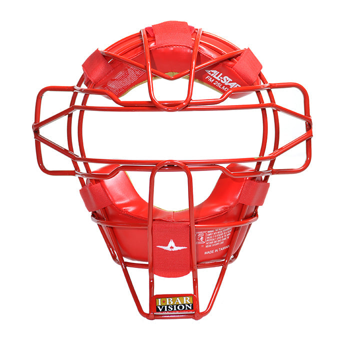 All-Star Hollow Steel Traditional Mask - Scarlet