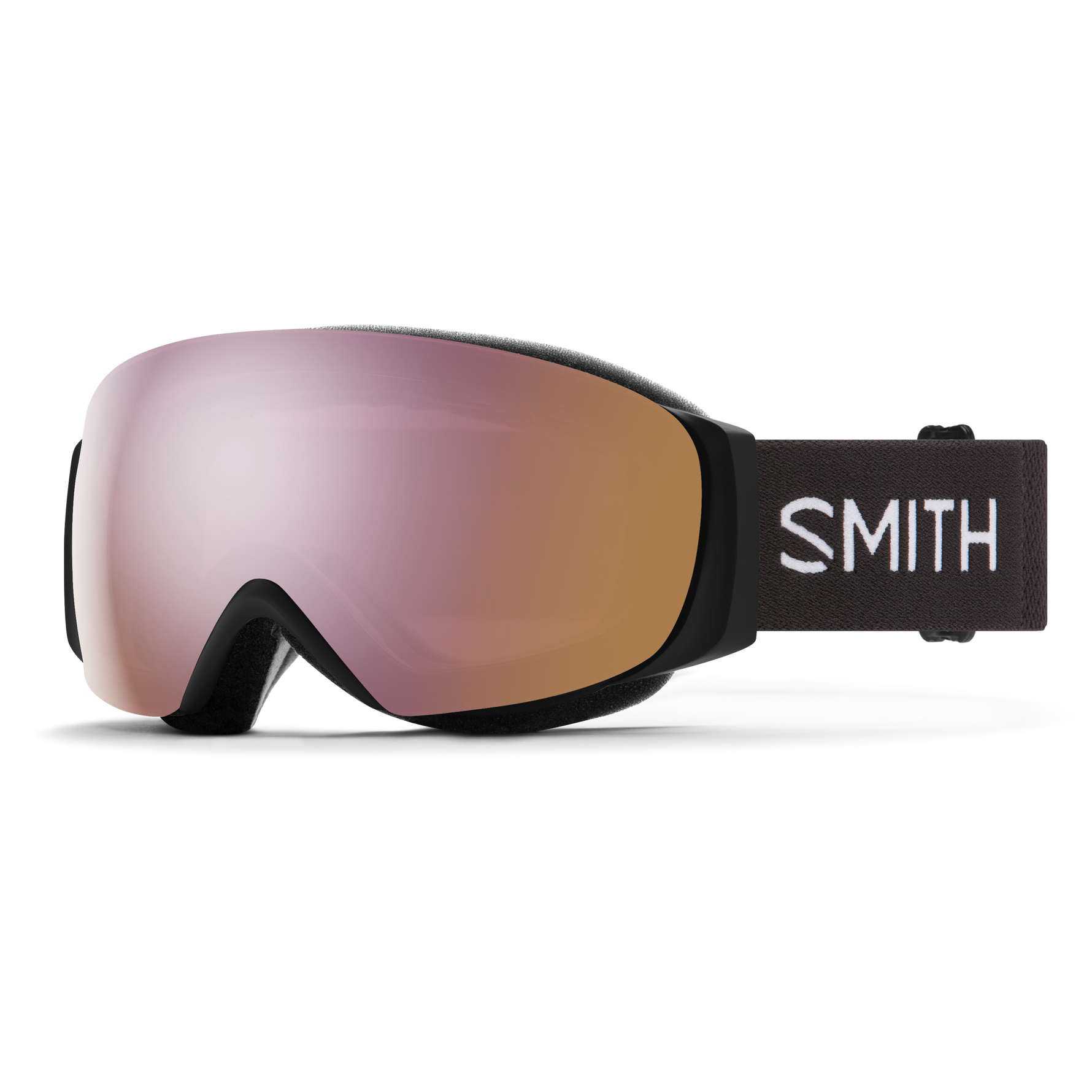 Smith I/O MAG S - Black | ChromaPop Everyday Rose Gold Mirror