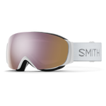 Smith I/O MAG S - White Chunky Knit | ChromaPop Everyday Rose Gold Mirror