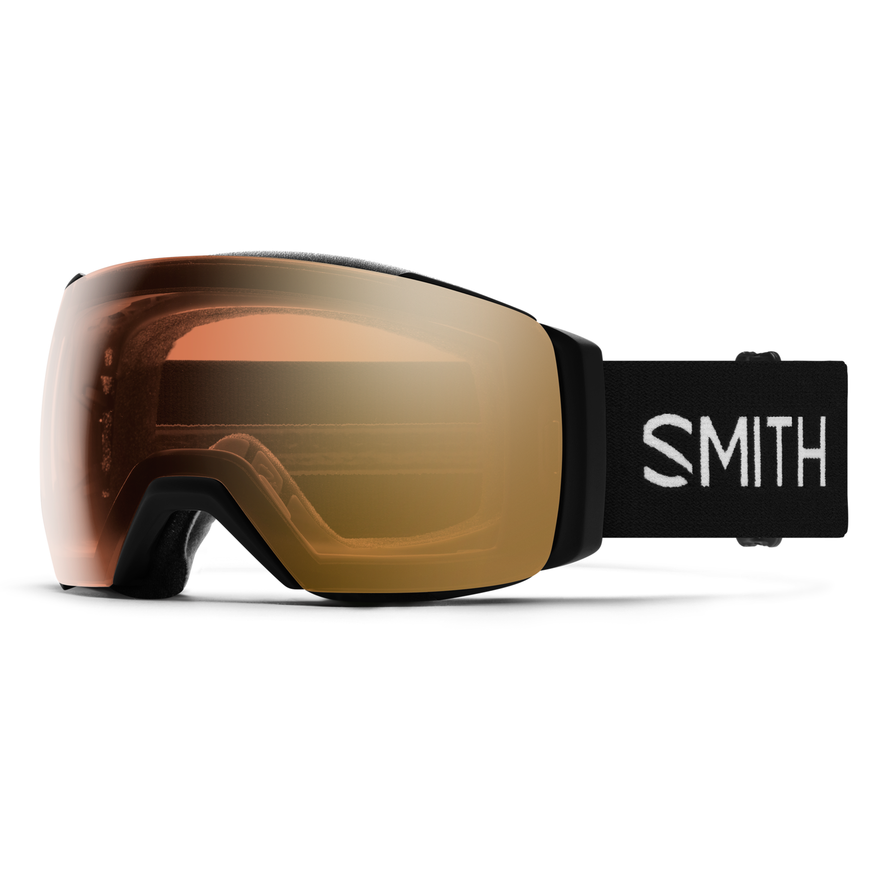 Smith I/O MAG XL - Black | ChromaPop Pro Photochromic Gold Mirror
