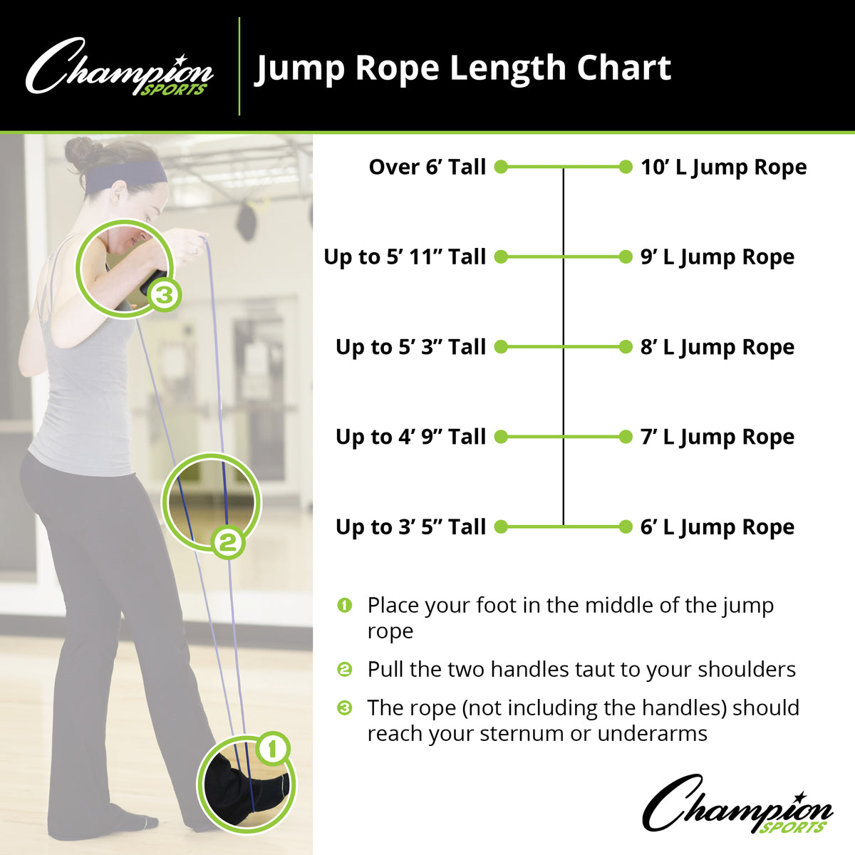 Champion Sports Weighted Jump Rope