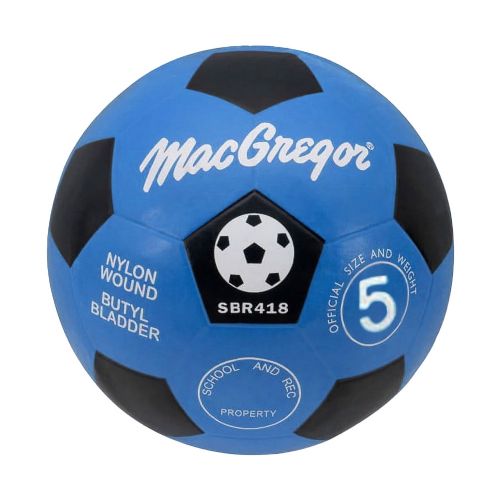 MacGregor Mac Rubber Soccerball Blue