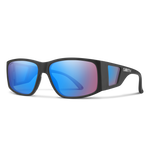 Smith Monroe Peak - Matte Black | ChromaPop Low Light Rose Blue Mirror