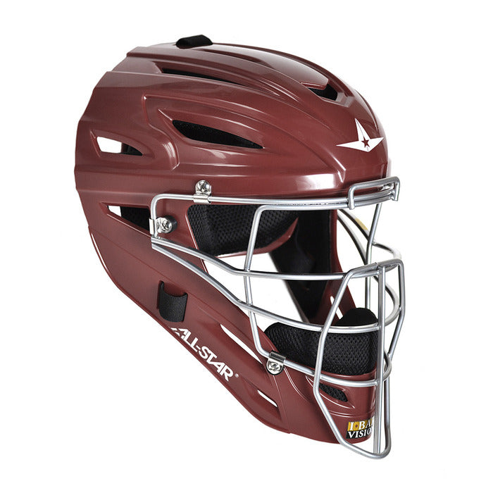 All-Star S7 Adult Catcher's Helmet Solid - Maroon